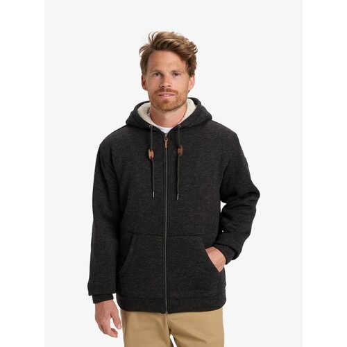 Quiksilver Keller Sherpa - Gevoerde Hoodie met rits voor heren Quiksilver Keller Sherpa - Gevoerde Hoodie met rits voor heren