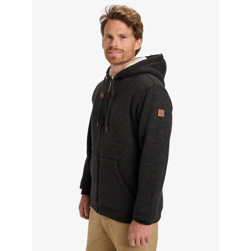 Quiksilver Keller Sherpa - Gevoerde Hoodie met rits voor heren Quiksilver Keller Sherpa - Gevoerde Hoodie met rits voor heren