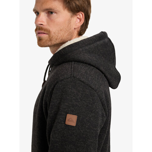 Quiksilver Keller Sherpa - Gevoerde Hoodie met rits voor heren Quiksilver Keller Sherpa - Gevoerde Hoodie met rits voor heren