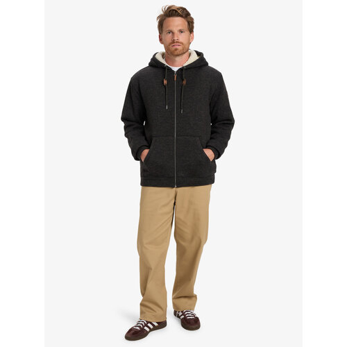 Quiksilver Keller Sherpa - Gevoerde Hoodie met rits voor heren Quiksilver Keller Sherpa - Gevoerde Hoodie met rits voor heren