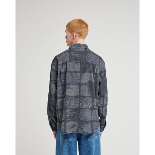Element Relax Printed - Corduroy overhemd voor heren