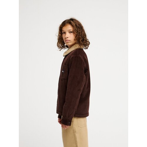 Quiksilver Dna Sherpa Harrington - Corduroy jas voor jongens 8-14