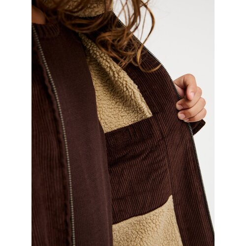 Quiksilver Dna Sherpa Harrington - Corduroy jas voor jongens 8-14