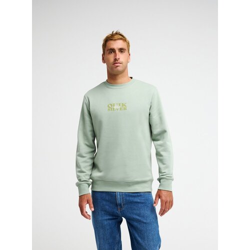 Quiksilver TRUE - Groene sweater voor heren Quiksilver TRUE - Groene sweater voor heren