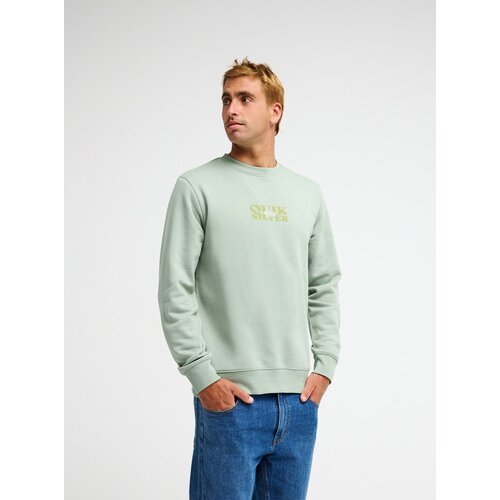 Quiksilver TRUE - Groene sweater voor heren Quiksilver TRUE - Groene sweater voor heren