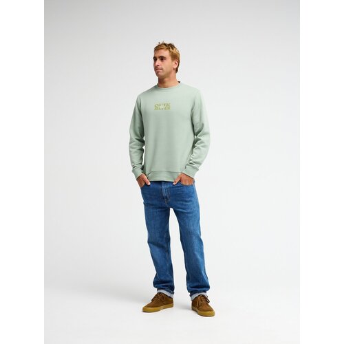 Quiksilver TRUE - Groene sweater voor heren Quiksilver TRUE - Groene sweater voor heren