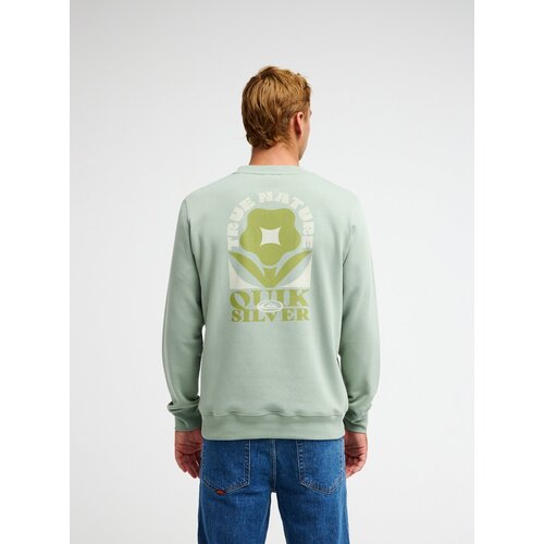 Quiksilver TRUE - Groene sweater voor heren Quiksilver TRUE - Groene sweater voor heren