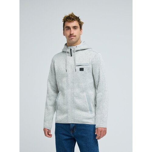Quiksilver Keller Outdoor - Grijs technisch fleece vest voor heren