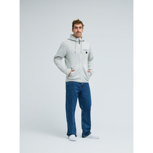 Quiksilver Keller Outdoor - Grijs technisch fleece vest voor heren