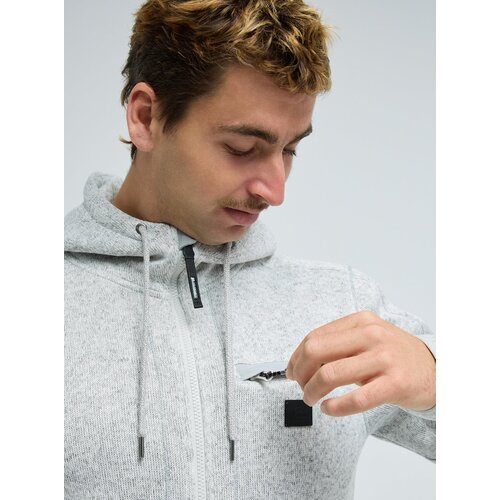 Quiksilver Keller Outdoor - Grijs technisch fleece vest voor heren