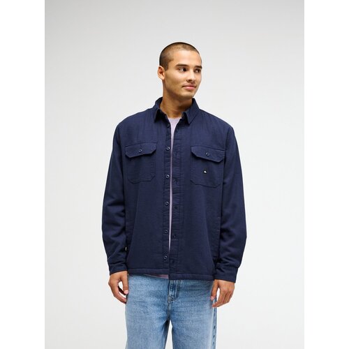 Quiksilver Venture Solid - Blauw flanel overhemd voor heren Quiksilver Venture Solid - Blauw flanel overhemd voor heren