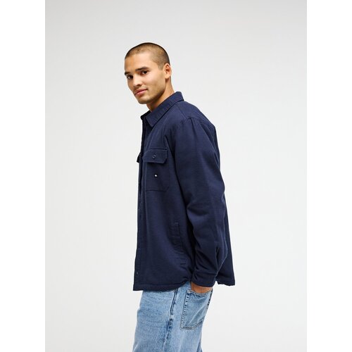 Quiksilver Venture Solid - Blauw flanel overhemd voor heren Quiksilver Venture Solid - Blauw flanel overhemd voor heren