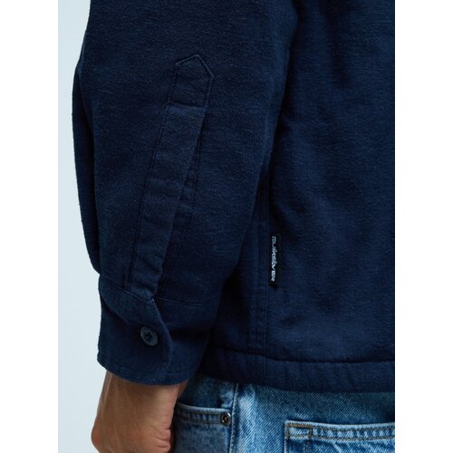 Quiksilver Venture Solid - Blauw flanel overhemd voor heren Quiksilver Venture Solid - Blauw flanel overhemd voor heren