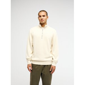 Quiksilver Salt Water 1/4 - Beige trui met een halve rits voor heren