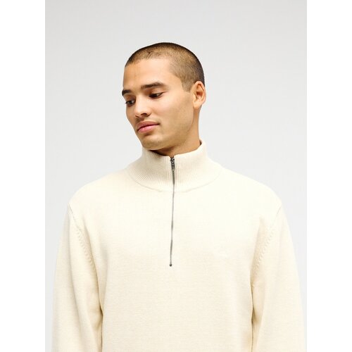 Quiksilver Salt Water 1/4 - Beige trui met een halve rits voor heren Quiksilver Salt Water 1/4 - Beige trui met een halve rits voor heren
