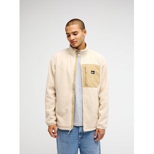 Quiksilver Clean Coast - Beige fleece vest voor heren