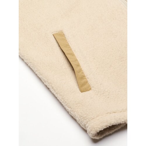 Quiksilver Clean Coast - Beige fleece vest voor heren Quiksilver Clean Coast - Beige fleece vest voor heren