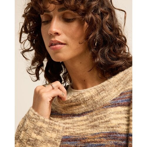 Billabong Malibu Creek - Bruine gebreide trui voor dames Billabong Malibu Creek - Bruine gebreide trui voor dames