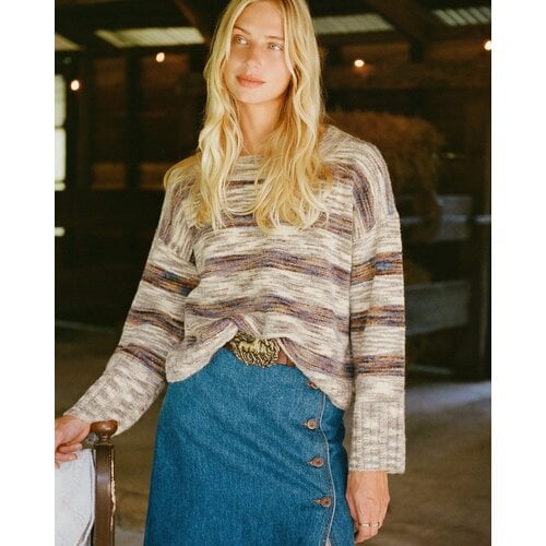 Billabong Malibu Creek - Bruine gebreide trui voor dames Billabong Malibu Creek - Bruine gebreide trui voor dames