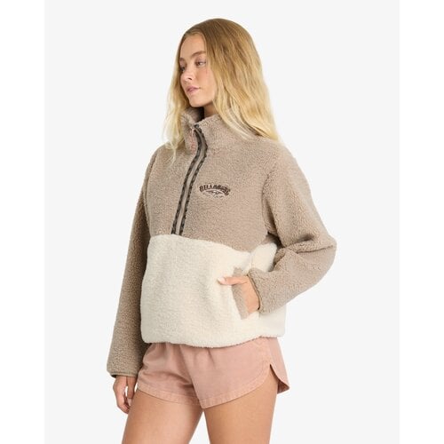 Billabong Horizon - Sherpa fleece trui met rits voor dames Billabong Horizon - Sherpa fleece trui met rits voor dames
