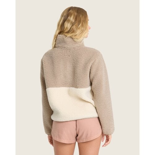 Billabong Horizon - Sherpa fleece trui met rits voor dames Billabong Horizon - Sherpa fleece trui met rits voor dames