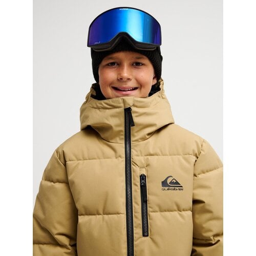 Quiksilver Highland 10K - Beige skijack voor jongens 8-14 Quiksilver Highland 10K - Beige skijack voor jongens 8-14