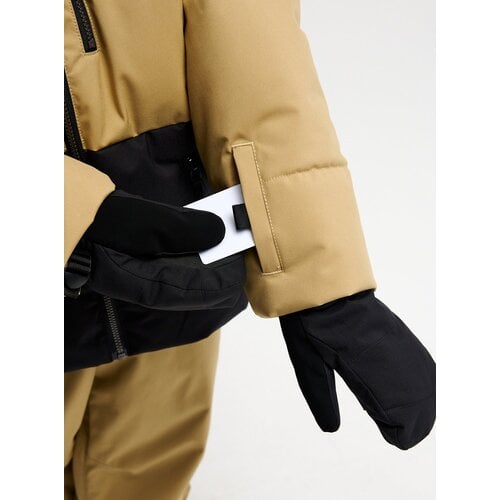Quiksilver Highland 10K - Beige skijack voor jongens 8-14 Quiksilver Highland 10K - Beige skijack voor jongens 8-14
