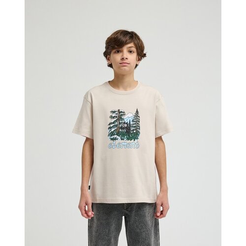 Element Watching - Beige korte mouw t-shirt voor jongens 8-14 Element Watching - Beige korte mouw t-shirt voor jongens 8-14