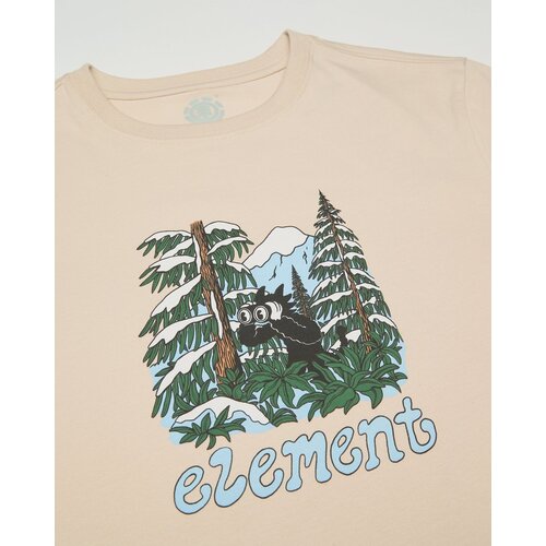 Element Watching - Beige korte mouw t-shirt voor jongens 8-14 Element Watching - Beige korte mouw t-shirt voor jongens 8-14