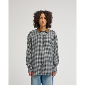 Element Flannel -Blauwe geruite blouse voor dames Element Flannel -Blauwe geruite blouse voor dames