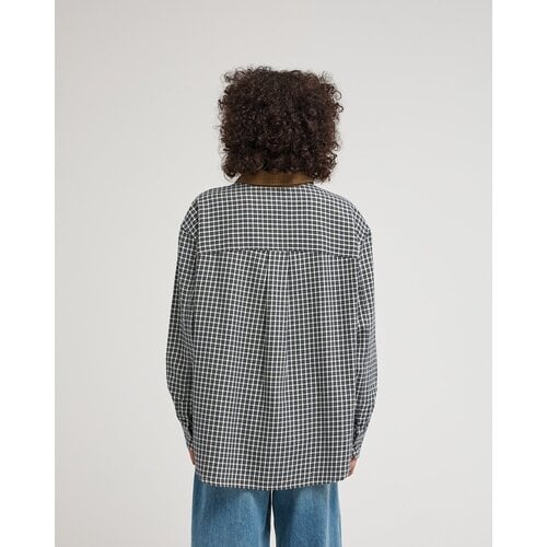 Element Flannel -Blauwe geruite blouse voor dames Element Flannel -Blauwe geruite blouse voor dames