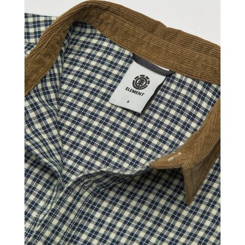 Element Flannel -Blauwe geruite blouse voor dames Element Flannel -Blauwe geruite blouse voor dames