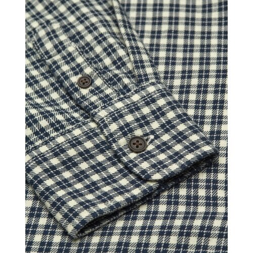 Element Flannel -Blauwe geruite blouse voor dames Element Flannel -Blauwe geruite blouse voor dames