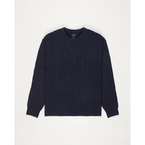 RVCA Cable Prep-Blauwe kabeltrui voor heren RVCA Cable Prep-Blauwe kabeltrui voor heren
