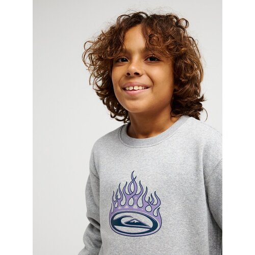 Quiksilver Graphic - Grijze sweater voor jongens 8-16 Quiksilver Graphic - Grijze sweater voor jongens 8-16