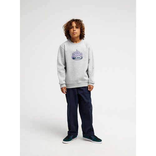 Quiksilver Graphic - Grijze sweater voor jongens 8-16 Quiksilver Graphic - Grijze sweater voor jongens 8-16