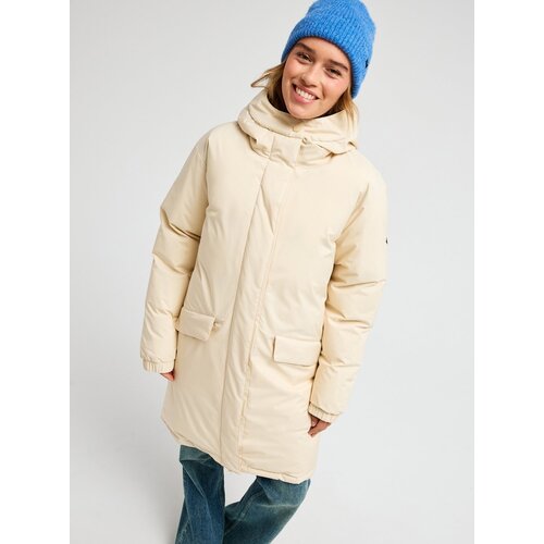 Roxy Ivy Winter - Beige technische parkajack voor dames Roxy Ivy Winter - Beige technische parkajack voor dames