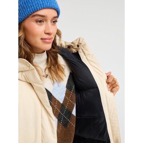 Roxy Ivy Winter - Beige technische parkajack voor dames Roxy Ivy Winter - Beige technische parkajack voor dames