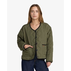 RVCA Hudson - Groene jas voor dames RVCA Hudson - Groene jas voor dames
