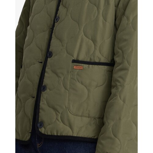 RVCA Hudson - Groene jas voor dames RVCA Hudson - Groene jas voor dames