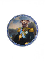 Heinen Delfts Blauw Bord Admiraal Bulldog