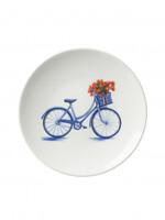 Heinen Delfts Blauw Bord Fiets