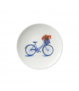 Heinen Delfts Blauw Bord Fiets