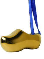 Heinen Delfts Blauw Kerstornament Klomp Goud