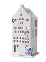 Heinen Delfts Blauw Waxinelichthouder Huis Tuitgevel Delfts Blauw