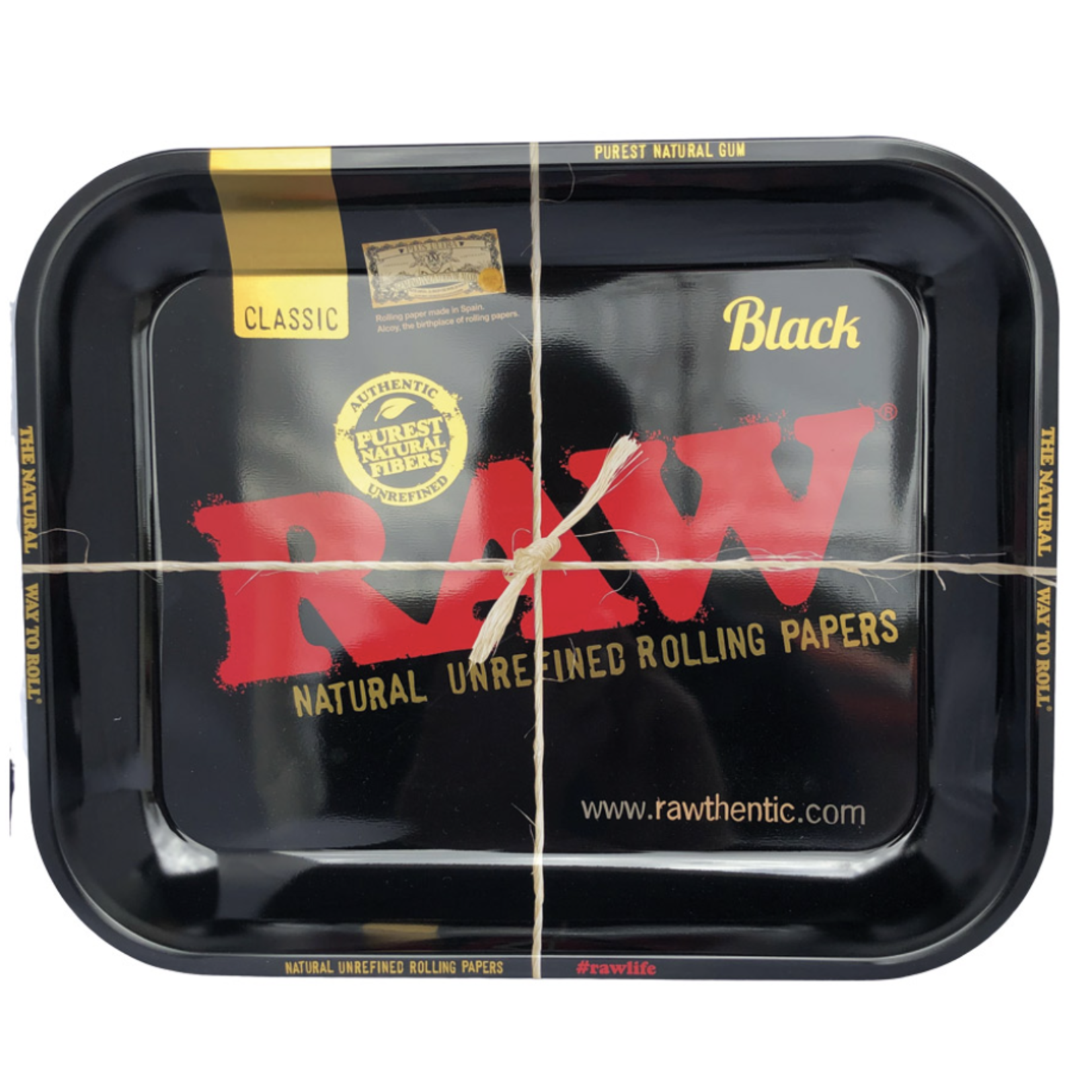 RAW RAW "Rolling Tray" - Black (Large)