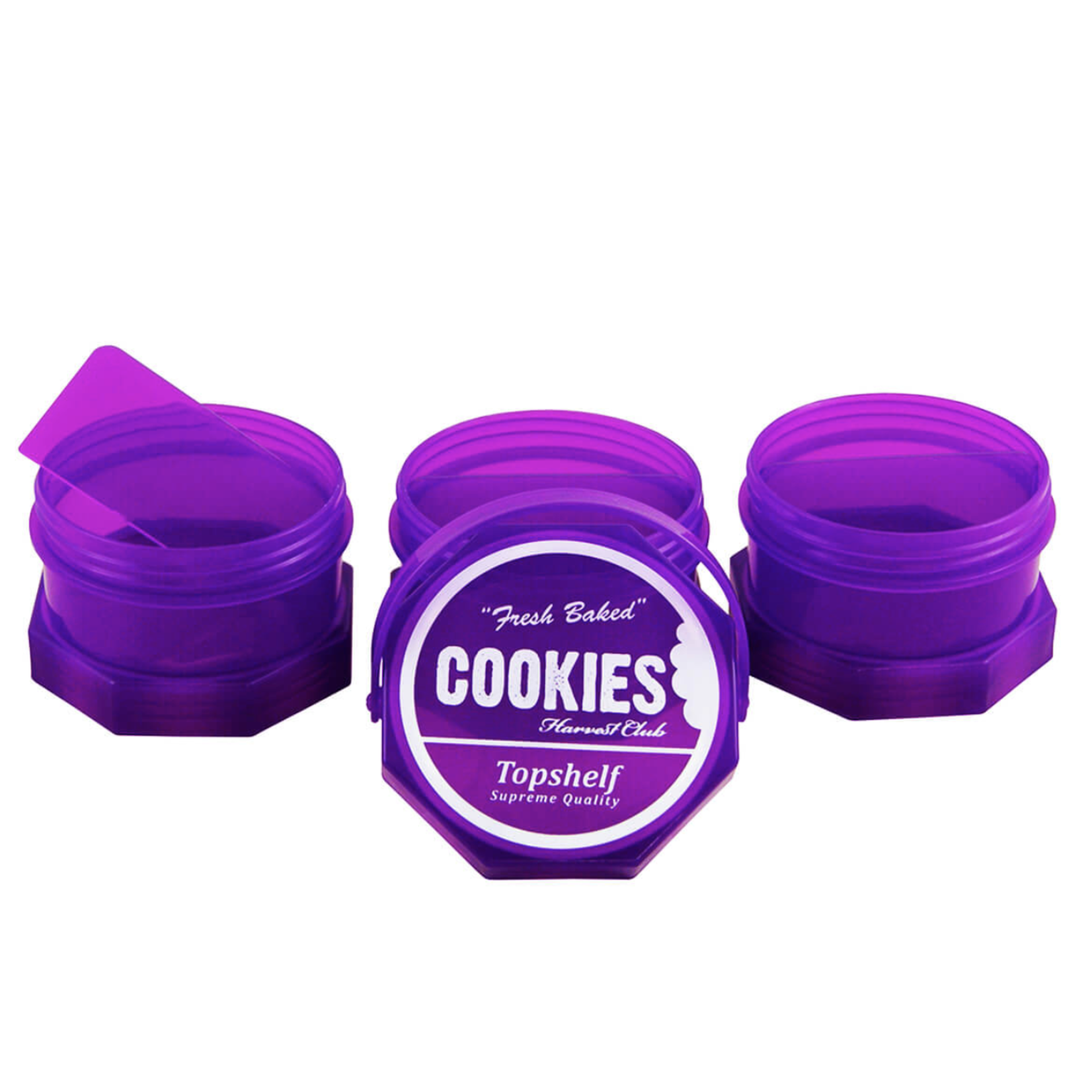 Cookies Container/Storage - COOKIES Purple (3parts)
