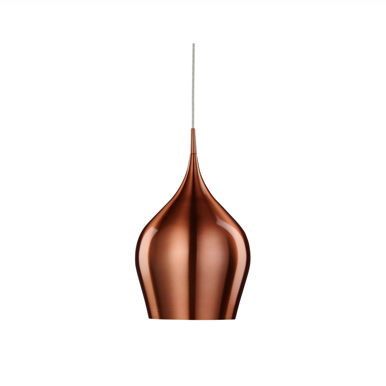 searchlight copper pendant