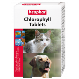 Beaphar Chlorophyl Tablets (loopsheidgeur, slechte adem) hond/kat