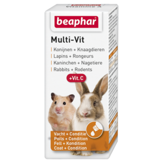 Beaphar Multi-Vit konijnen en knaagdieren 20ml
